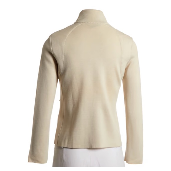 Prada Cream Sweater with Pink Scarf - Picture 2 of 14